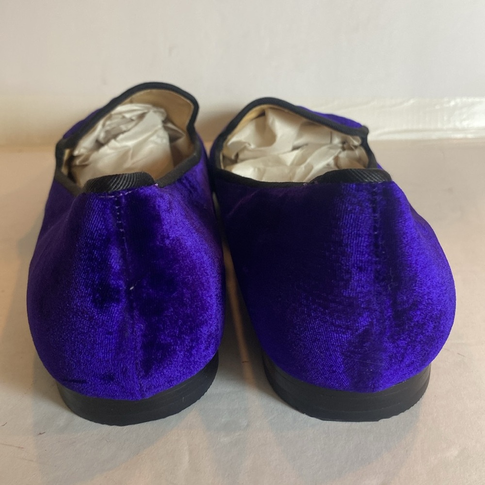 Cole Haan Women's Purple Sabrina Velvet Loafer - Picture 3 of 8